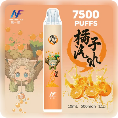 INF無限鬼滅之刃系列一次性拋棄式7500口【20種風味】-台灣現貨