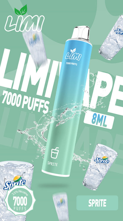 台灣現貨-Limi7000口拋棄式/電子煙  煙油容量更高 口味更優化