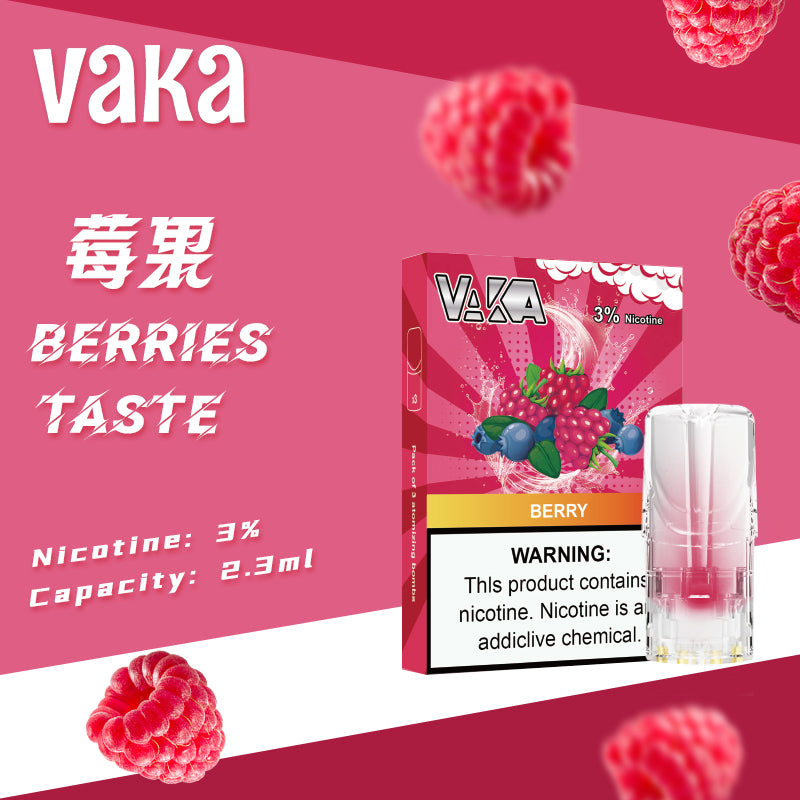 限時活動-【vaka一代煙彈】購買6盒送VAKA煙蛋1盒 /購買10盒送VAKA主機一隻，通配一代relx/sp2一代主機