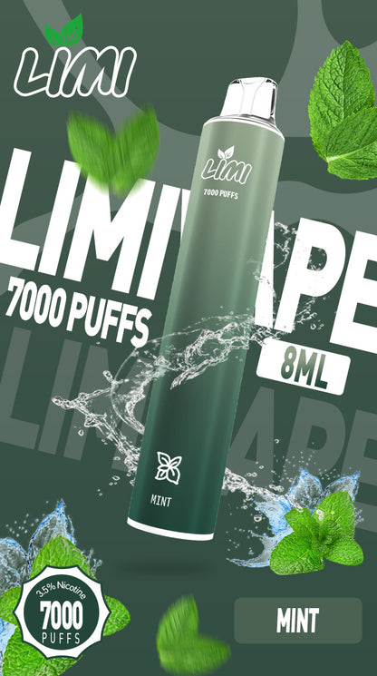 台灣現貨-Limi7000口拋棄式/電子煙  煙油容量更高 口味更優化
