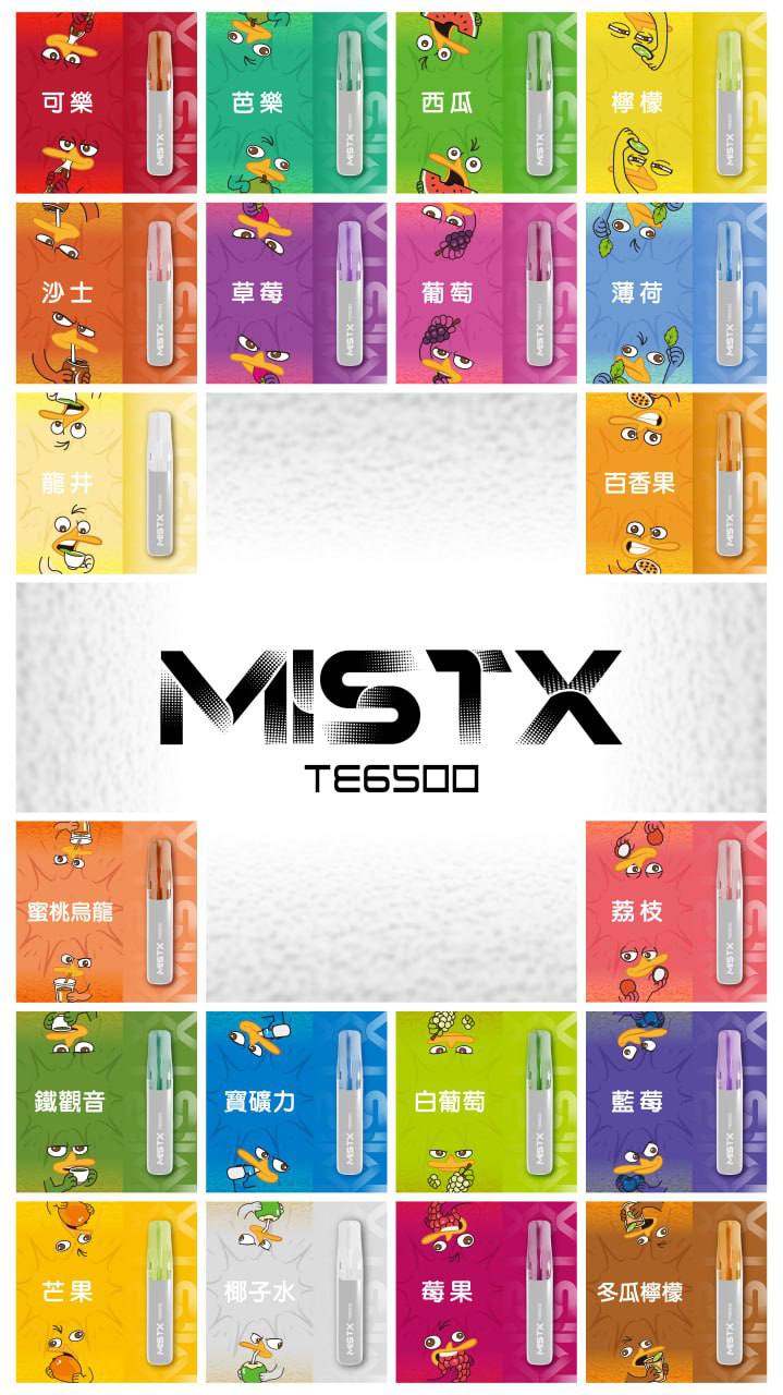 MIST X 鴨嘴獸 6500口拋棄式電子煙/一次性電子煙-台灣現貨