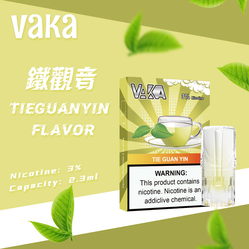 限時活動-【vaka一代煙彈】購買6盒送VAKA煙蛋1盒 /購買10盒送VAKA主機一隻，通配一代relx/sp2一代主機