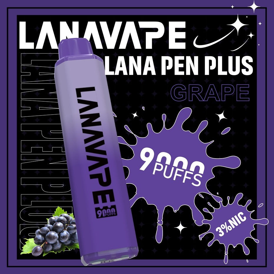 LANA9000口 一次性拋棄式|大容量 持久續航 快速充電-台灣現貨