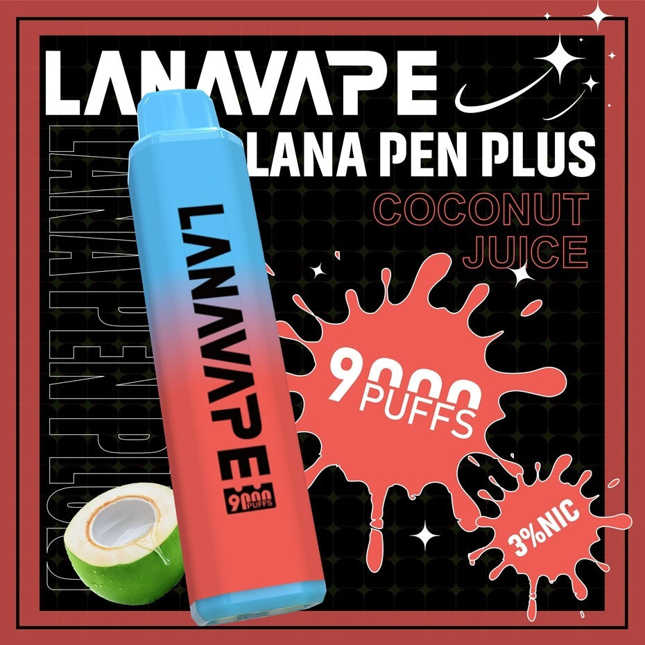 LANA9000口 一次性拋棄式|大容量 持久續航 快速充電-台灣現貨