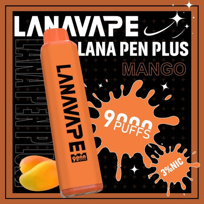 LANA9000口 一次性拋棄式|大容量 持久續航 快速充電-台灣現貨