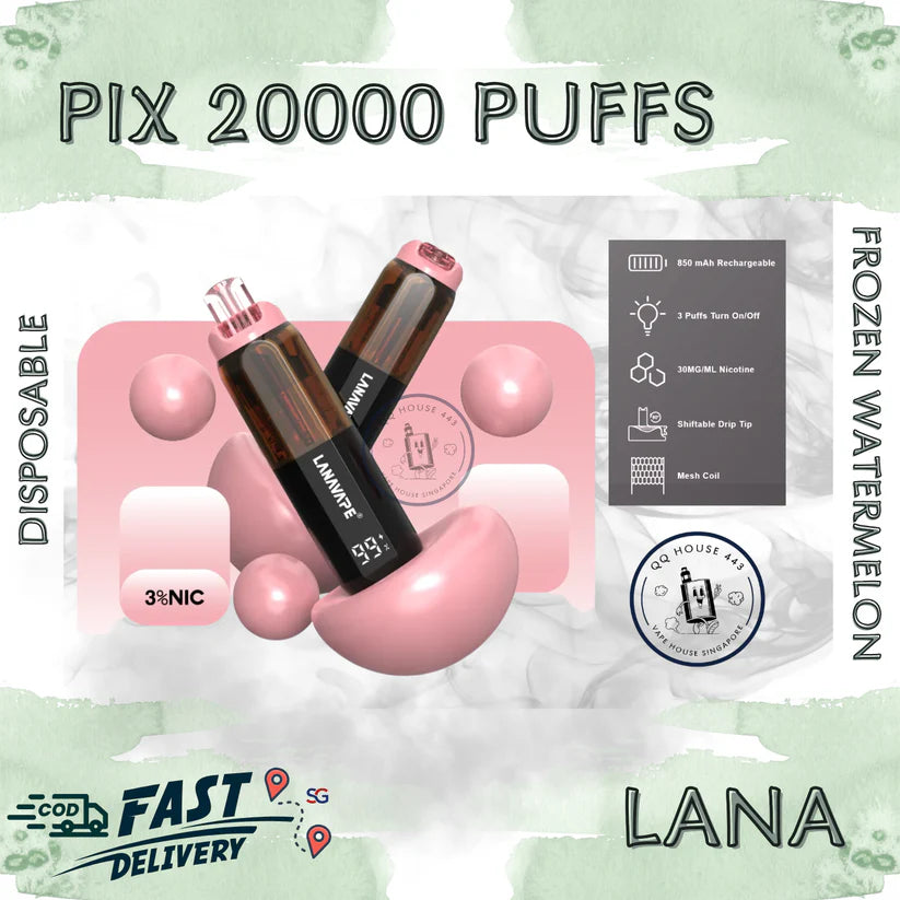 LANA PIX 閃光彈20000口拋棄式