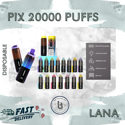 LANA PIX 閃光彈20000口拋棄式